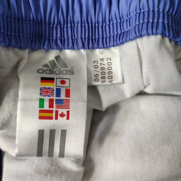 🏃‍♀️Vintage  03' Adidas Navy/Purple Lined Track Pants Women Small - Picture 11 of 11